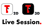 Aufzeichnung aller Live Sessions TinLine 2D und 3D
